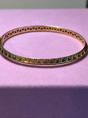 14k Harwell Godfrey Gemstone Bangle